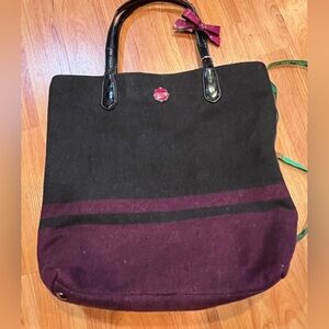 Coach Black and Purple Purse